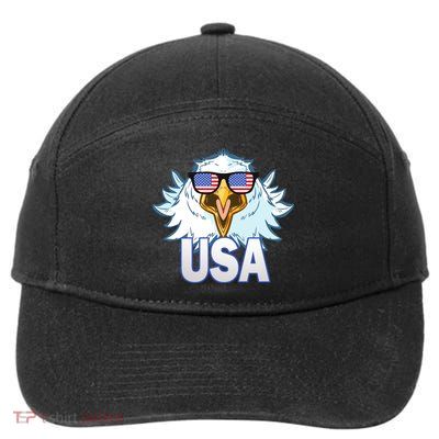 USA Eagle 7-Panel Snapback Hat