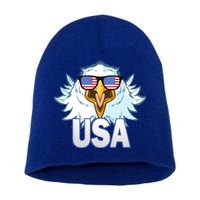 USA Eagle Short Acrylic Beanie