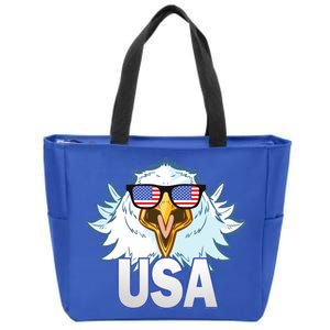 USA Eagle Zip Tote Bag