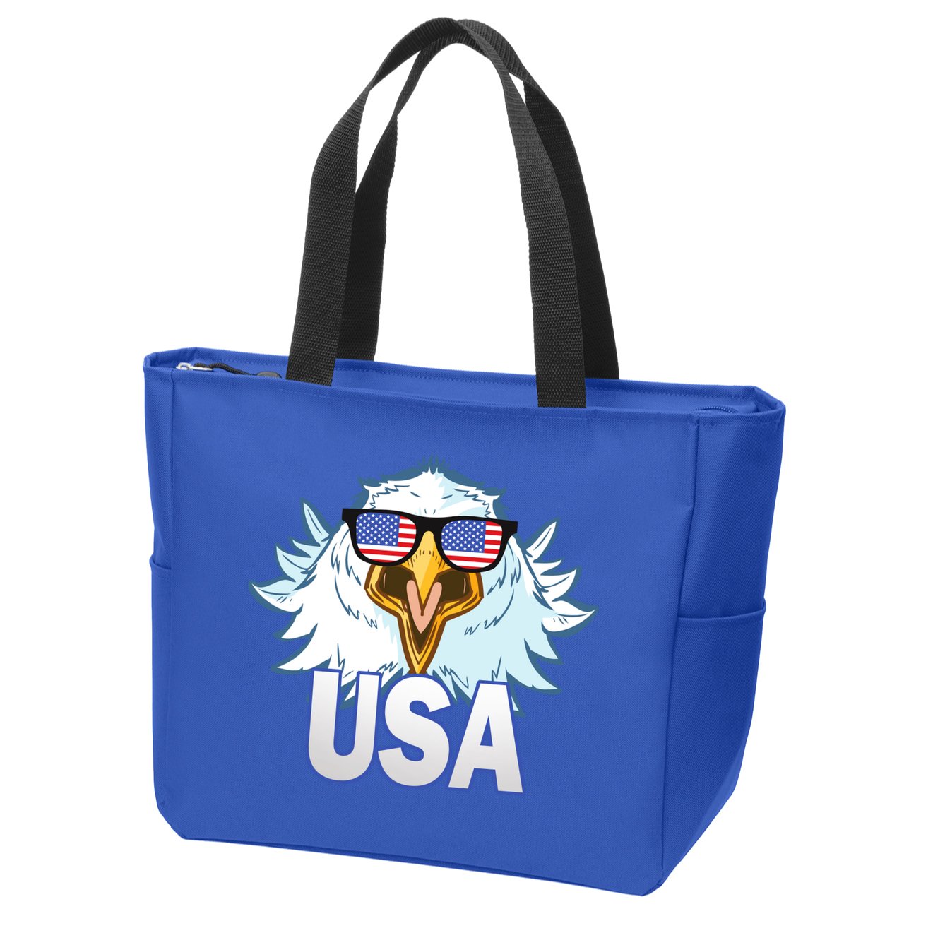 USA Eagle Zip Tote Bag