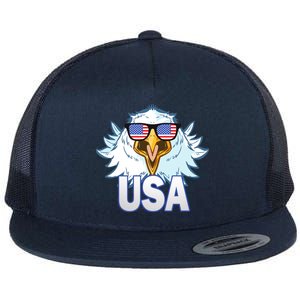 USA Eagle Flat Bill Trucker Hat