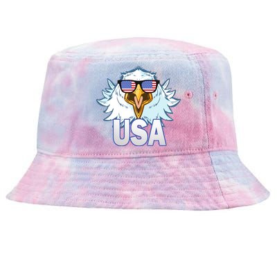 USA Eagle & Shield Tie-Dyed Bucket Hat