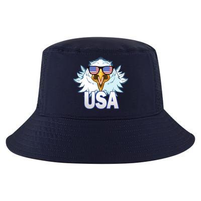 USA Eagle & Shield Cool Comfort Performance Bucket Hat