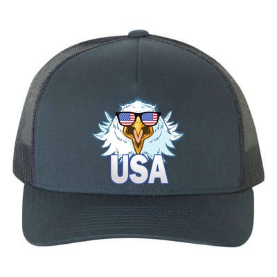 USA Eagle & Shield Yupoong Adult 5-Panel Trucker Hat