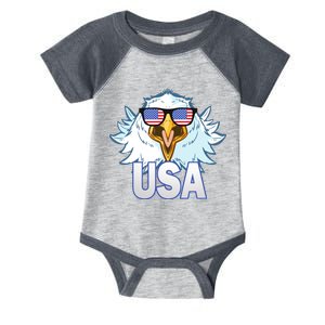 USA Eagle & Shield Infant Baby Jersey Bodysuit