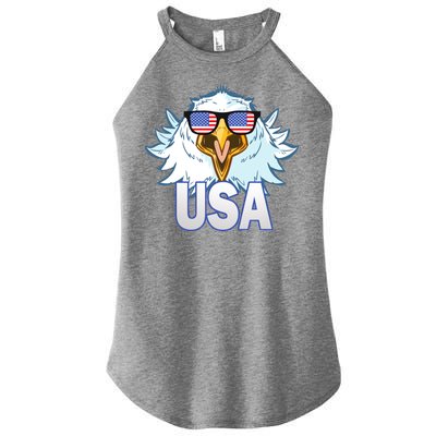 USA Eagle & Shield Women's Perfect Tri Rocker Tank