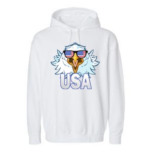 USA Eagle Garment-Dyed Fleece Hoodie