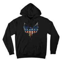 USA Eagle American Flag Grunge Hoodie