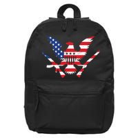 USA Eagle Gun Emblem 16 in Basic Backpack