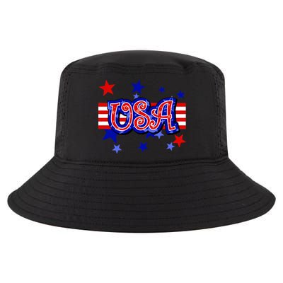 USA Festive Celebration Cool Comfort Performance Bucket Hat