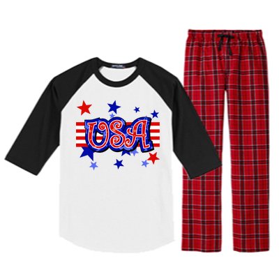 USA Festive Celebration Raglan Sleeve Pajama Set