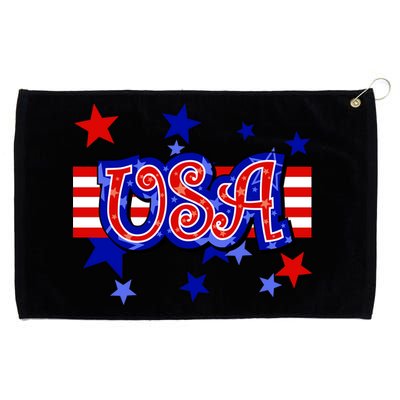 USA Festive Celebration Grommeted Golf Towel