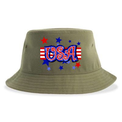 USA Festive Celebration Sustainable Bucket Hat