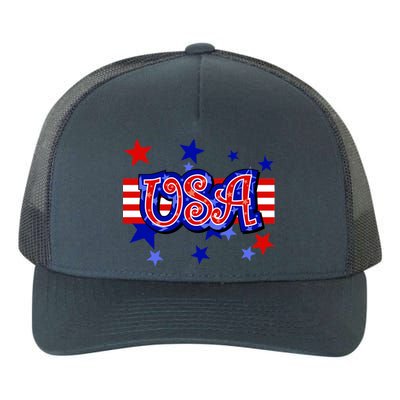 USA Festive Celebration Yupoong Adult 5-Panel Trucker Hat