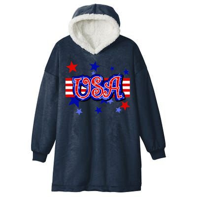 USA Festive Celebration Hooded Wearable Blanket