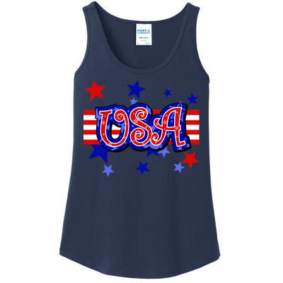 USA Festive Celebration Ladies Essential Tank