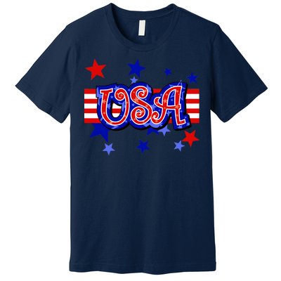 USA Festive Celebration Premium T-Shirt