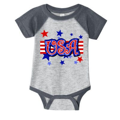 USA Festive Celebration Infant Baby Jersey Bodysuit