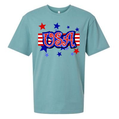 USA Festive Celebration Sueded Cloud Jersey T-Shirt