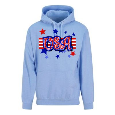 USA Festive Celebration Unisex Surf Hoodie