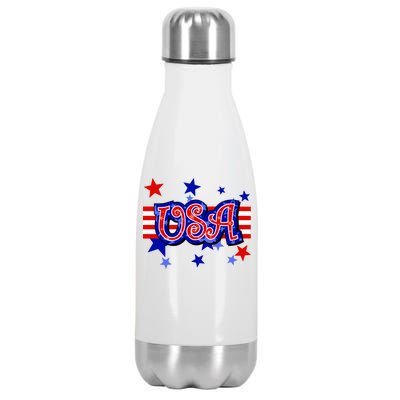 USA Festive Celebration Stainless Steel Insulated Water Bottle