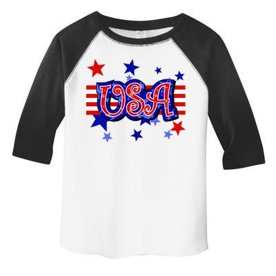 USA Festive Celebration Toddler Fine Jersey T-Shirt