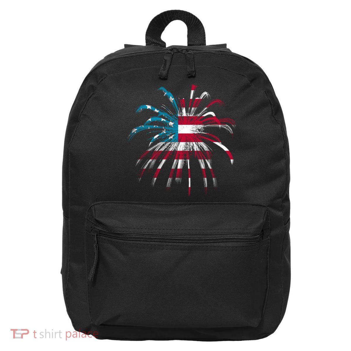 Usa Firework 4th Of July 16 in Basic Backpack