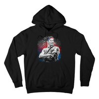 USA Fireworks Patriotic Ronald Reagan  Hoodie