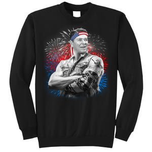 USA Fireworks Patriotic Ronald Reagan  Sweatshirt