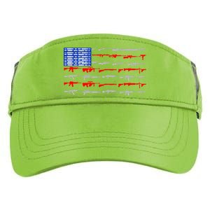 USA Flag: 2nd Amendment Gun Flag Rights Adult Drive Performance Visor