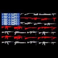 USA Flag: 2nd Amendment Gun Flag Rights Cooling Performance Crew T-Shirt