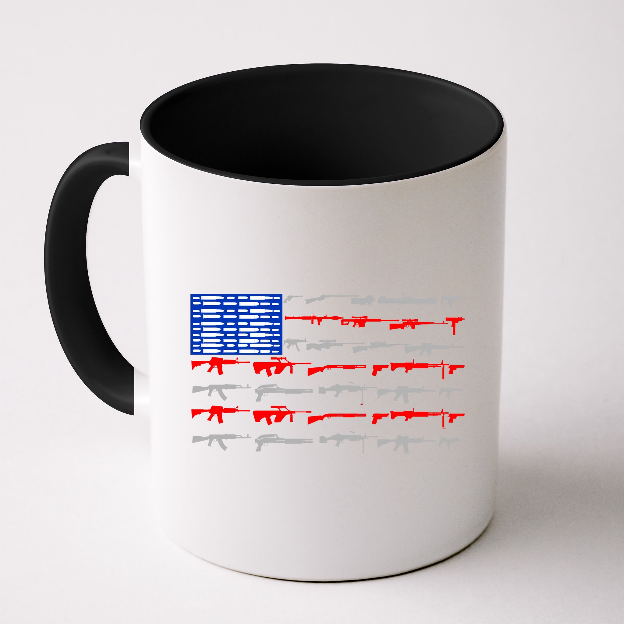 USA Flag: 2nd Amendment Gun Flag Rights Mug