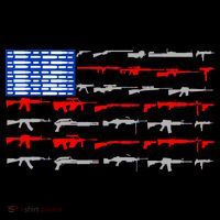 USA Flag: 2nd Amendment Gun Flag Rights 16 in Basic Backpack