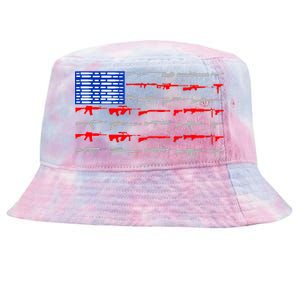 USA Flag: 2nd Amendment Gun Flag Rights Tie-Dyed Bucket Hat