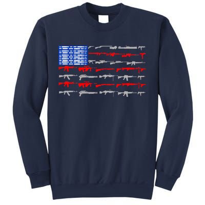 USA Flag: 2nd Amendment Gun Flag Rights Sweatshirt