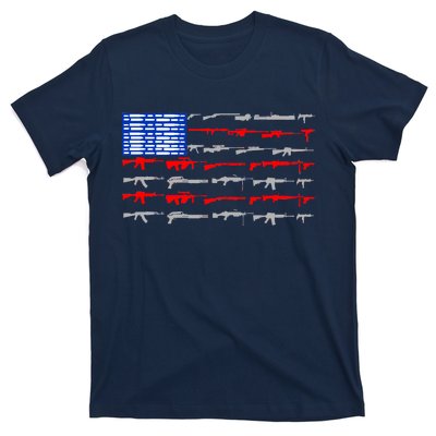 USA Flag: 2nd Amendment Gun Flag Rights T-Shirt