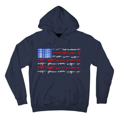 USA Flag: 2nd Amendment Gun Flag Rights Tall Hoodie