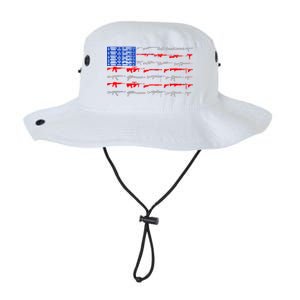 USA Flag: 2nd Amendment Gun Flag Rights Legacy Cool Fit Booney Bucket Hat