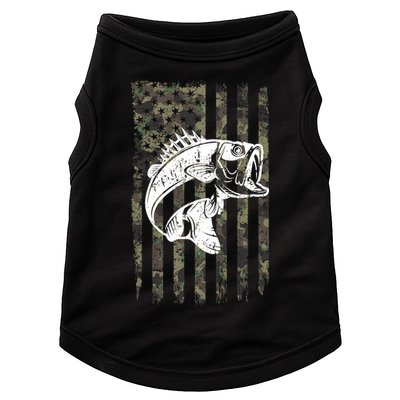 USA Flag Camo Camouflage Fish Doggie Tank