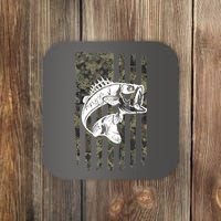 USA Flag Camo Camouflage Fish Coaster