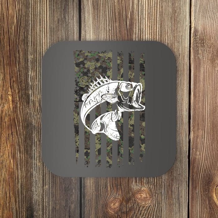 USA Flag Camo Camouflage Fish Coaster