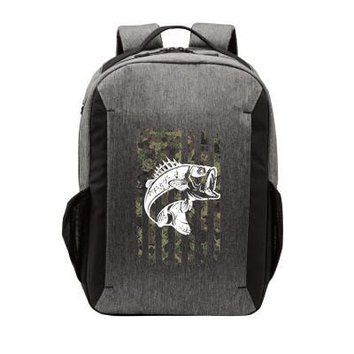 USA Flag Camo Camouflage Fish Vector Backpack