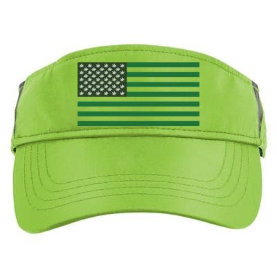 USA Flag Marijuana Cannabis Weed Styled Adult Drive Performance Visor