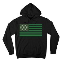 USA Flag Marijuana Cannabis Weed Styled Hoodie