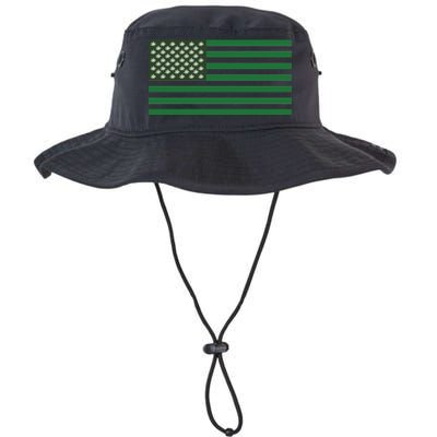 USA Flag Marijuana Cannabis Weed Styled Legacy Cool Fit Booney Bucket Hat