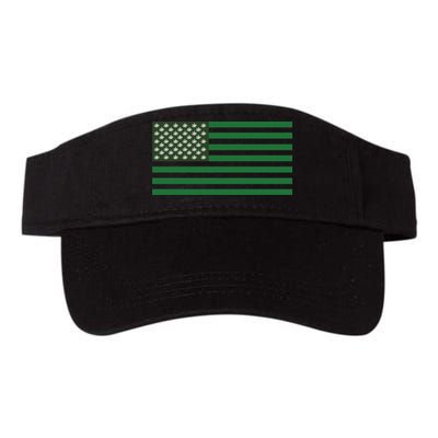 USA Flag Marijuana Cannabis Weed Styled Visor