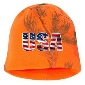 USA Flag Team Logo Kati - Camo Knit Beanie