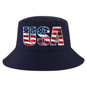 USA Flag Team Logo Cool Comfort Performance Bucket Hat