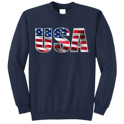 USA Flag Team Logo Sweatshirt