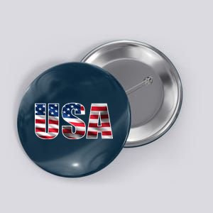 USA Flag Team Logo Button